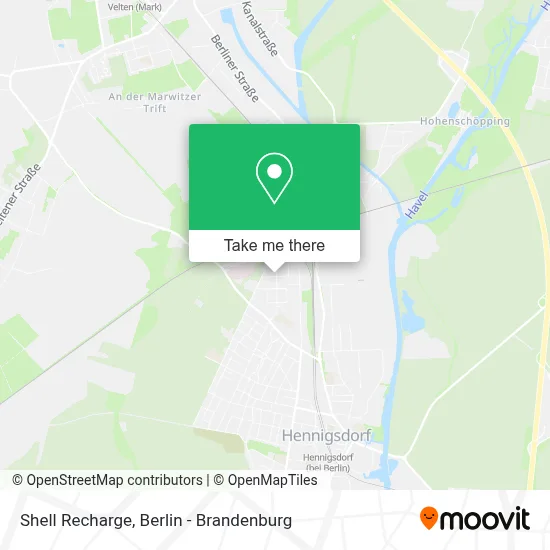 Shell Recharge map