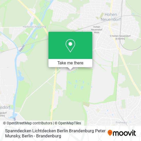 Spanndecken Lichtdecken Berlin Brandenburg Peter Munsky map