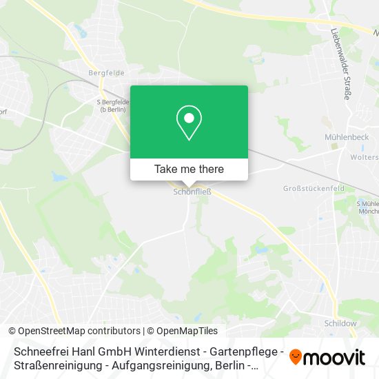 Schneefrei Hanl GmbH Winterdienst - Gartenpflege - Straßenreinigung - Aufgangsreinigung map