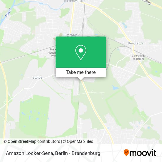 Amazon Locker-Sena map