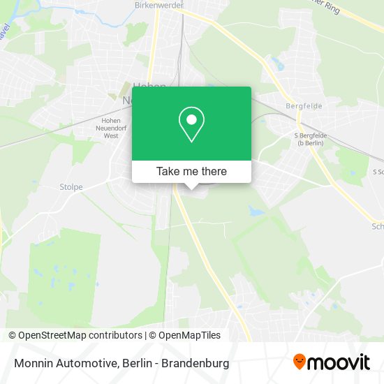 Monnin Automotive map