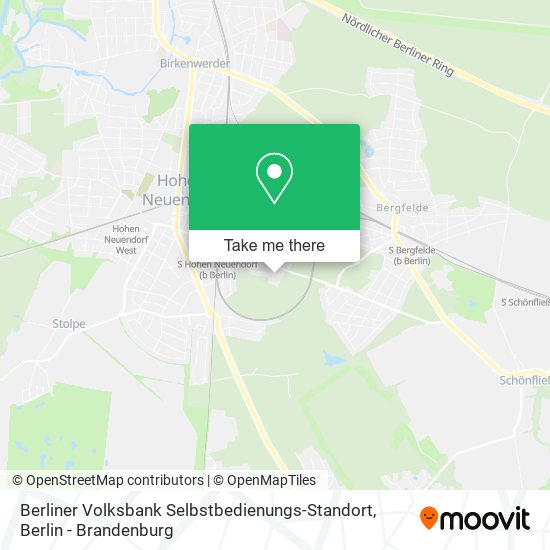 Berliner Volksbank Selbstbedienungs-Standort map