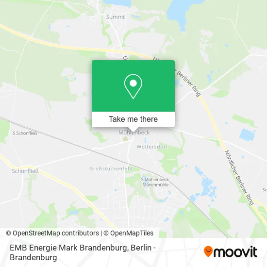 Карта EMB Energie Mark Brandenburg