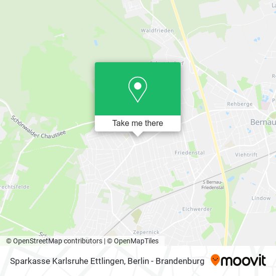 Sparkasse Karlsruhe Ettlingen map