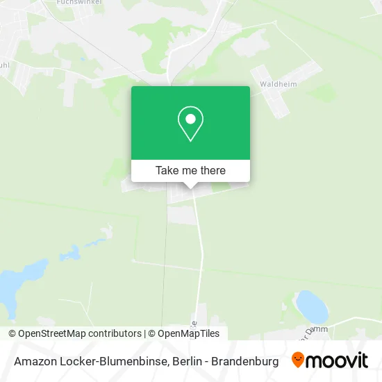 Карта Amazon Locker-Blumenbinse