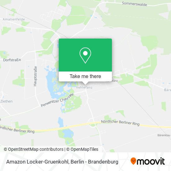 Amazon Locker-Gruenkohl map