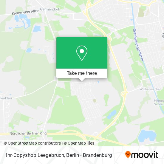 Карта Ihr-Copyshop Leegebruch