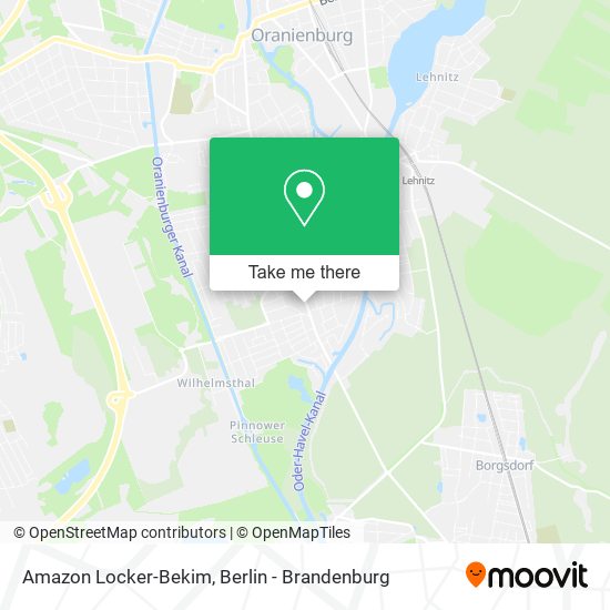 Amazon Locker-Bekim map