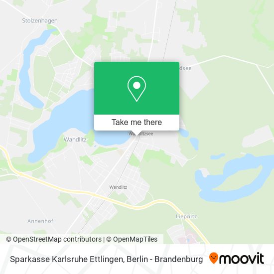 Sparkasse Karlsruhe Ettlingen map