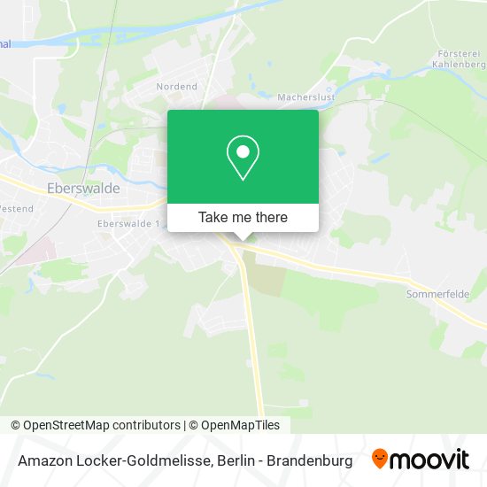 Amazon Locker-Goldmelisse map