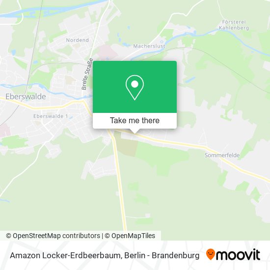 Amazon Locker-Erdbeerbaum map