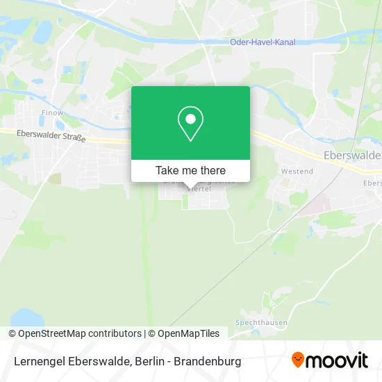Карта Lernengel Eberswalde