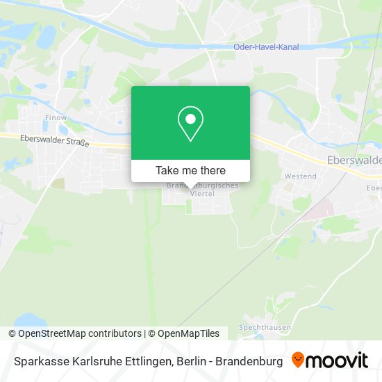 Sparkasse Karlsruhe Ettlingen map