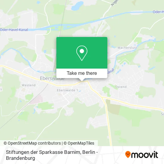 Stiftungen der Sparkasse Barnim map