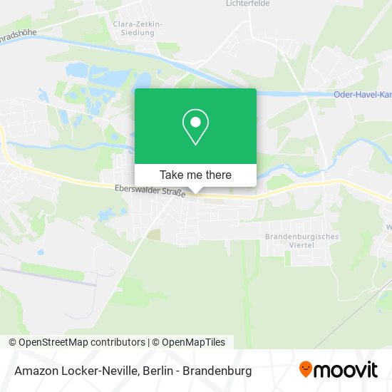 Amazon Locker-Neville map