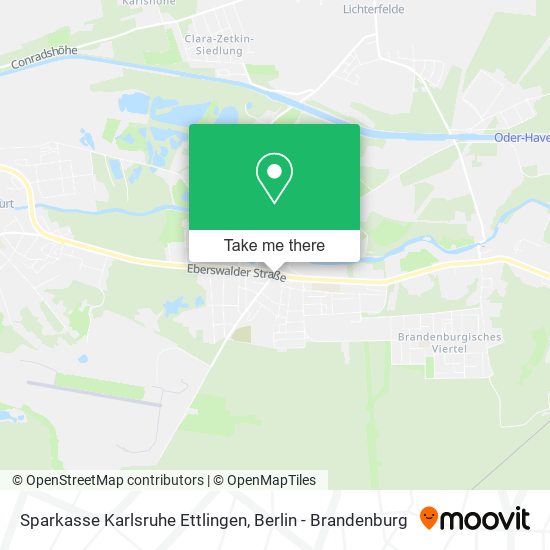 Sparkasse Karlsruhe Ettlingen map