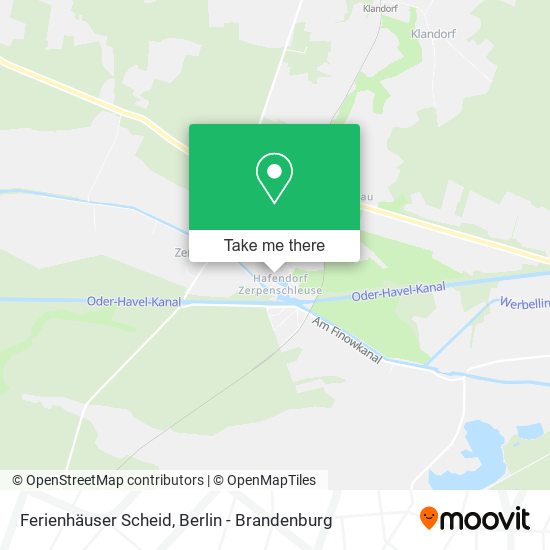 Ferienhäuser Scheid map