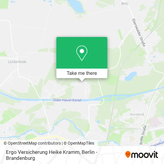 Карта Ergo Versicherung Heike Kramm