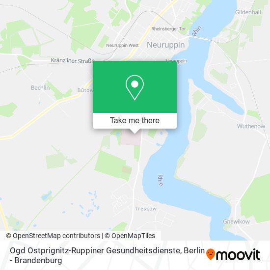 Ogd Ostprignitz-Ruppiner Gesundheitsdienste map