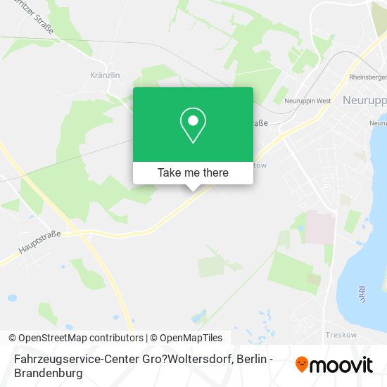 Карта Fahrzeugservice-Center Gro?Woltersdorf