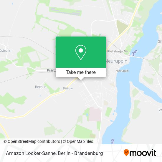 Amazon Locker-Sanne map