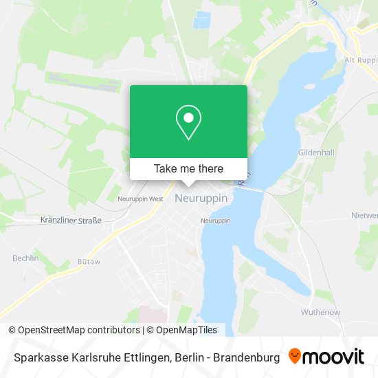 Sparkasse Karlsruhe Ettlingen map