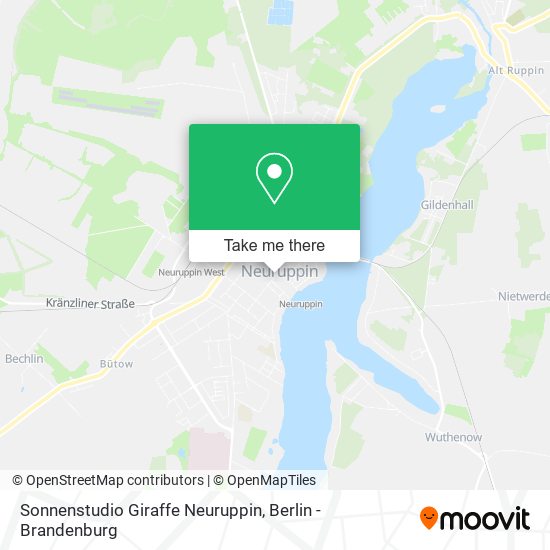 Карта Sonnenstudio Giraffe Neuruppin