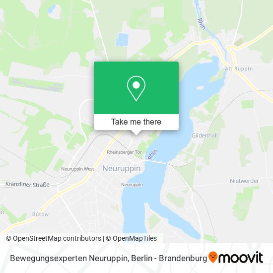 Карта Bewegungsexperten Neuruppin