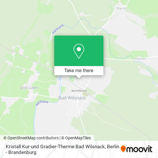 Kristall Kur-und Gradier-Therme Bad Wilsnack map