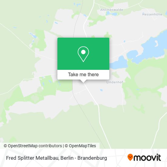 Fred Splitter Metallbau map