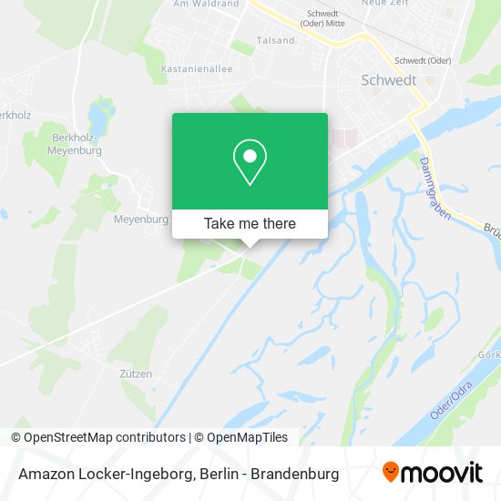 Amazon Locker-Ingeborg map