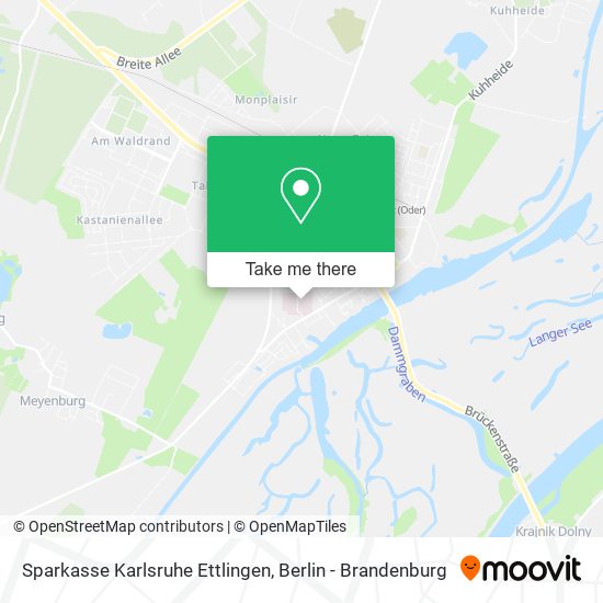 Sparkasse Karlsruhe Ettlingen map