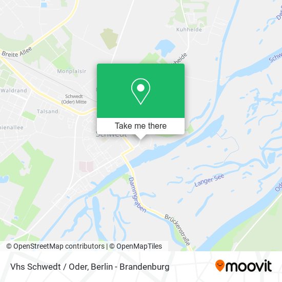 Vhs Schwedt / Oder map