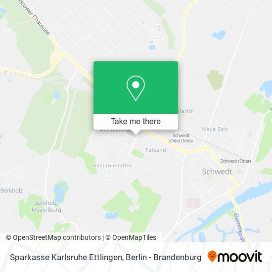 Sparkasse Karlsruhe Ettlingen map