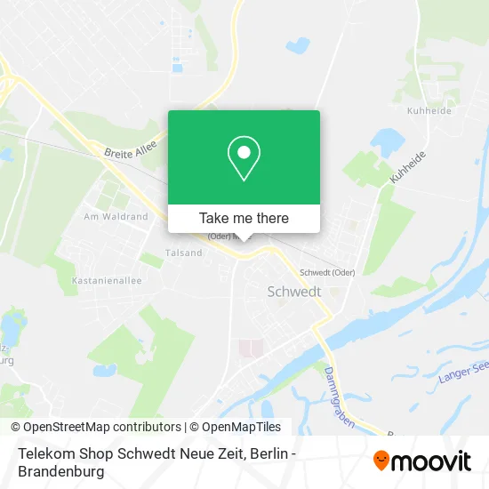 Карта Telekom Shop Schwedt Neue Zeit