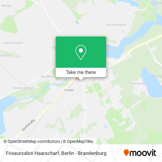 Friseursalon Haarscharf map