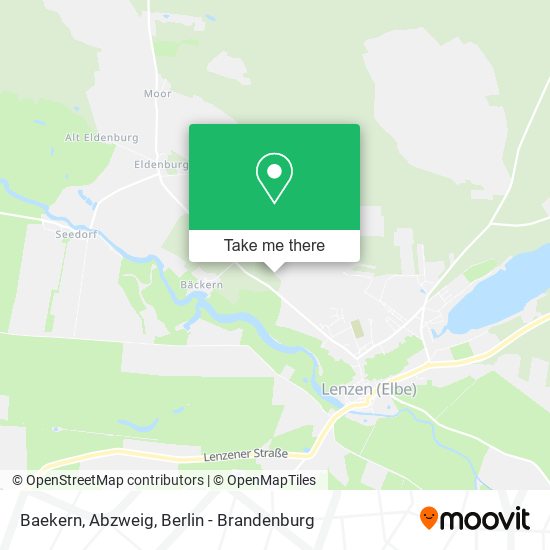 Baekern, Abzweig map