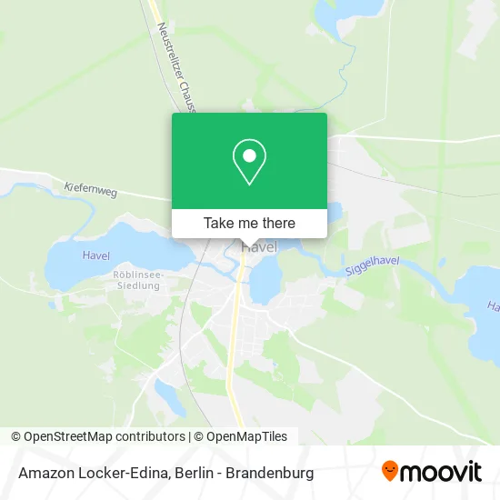 Карта Amazon Locker-Edina
