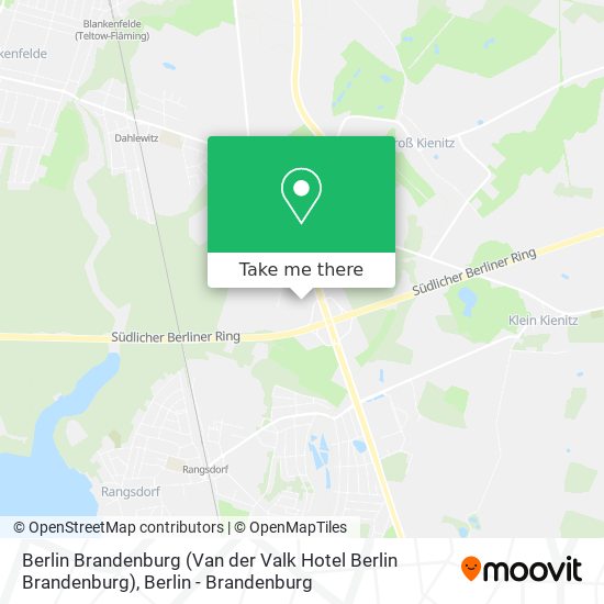 Карта Berlin Brandenburg (Van der Valk Hotel Berlin Brandenburg)