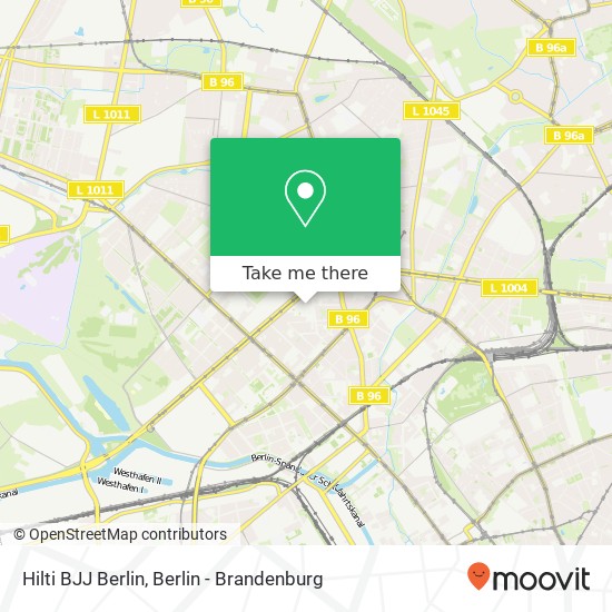 Hilti BJJ Berlin map