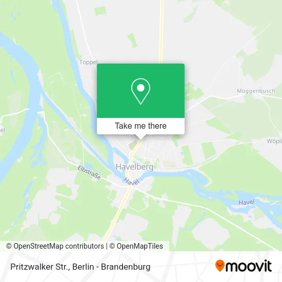Карта Pritzwalker Str.