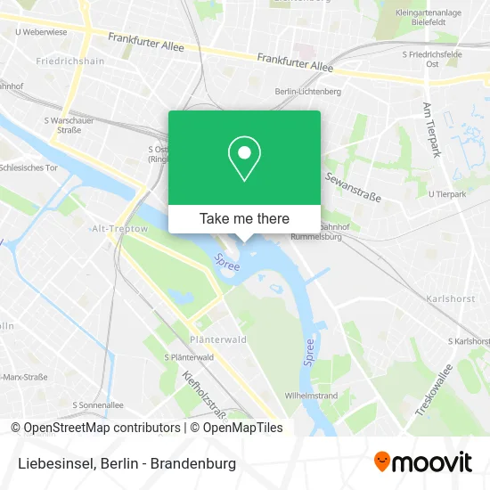 Карта Liebesinsel