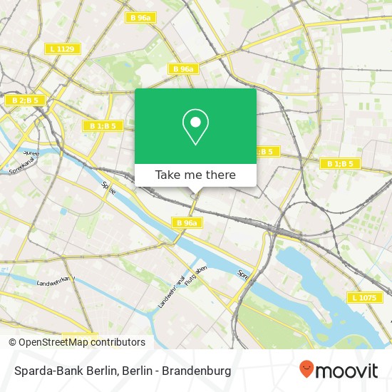 Sparda-Bank Berlin, Warschauer Straße 32 map