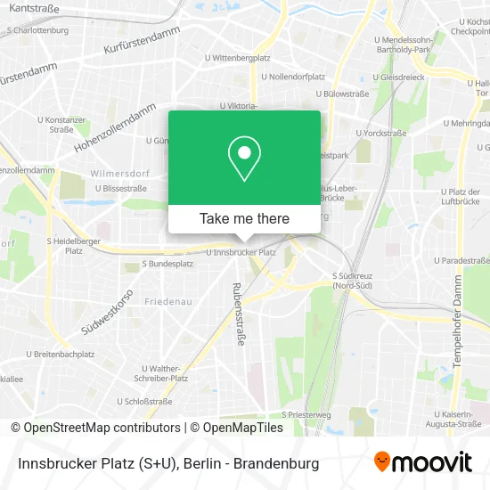 Карта Innsbrucker Platz (S+U)