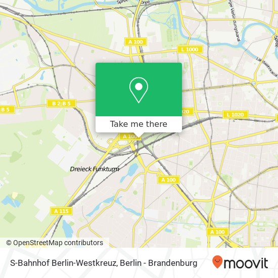 S-Bahnhof Berlin-Westkreuz map