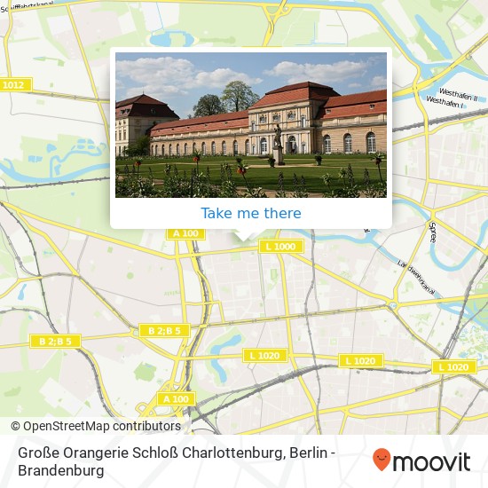 Große Orangerie Schloß Charlottenburg map