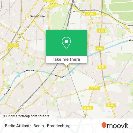 Berlin Attilastr. map