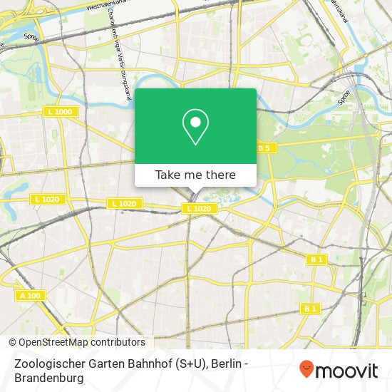 Zoologischer Garten Bahnhof (S+U) map