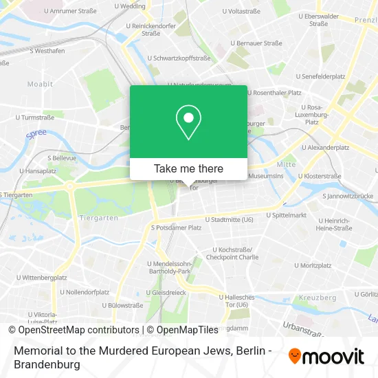 Memorial to the Murdered European Jews map