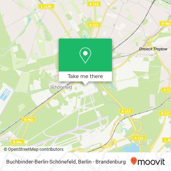 Карта Buchbinder-Berlin-Schönefeld, Flughafen